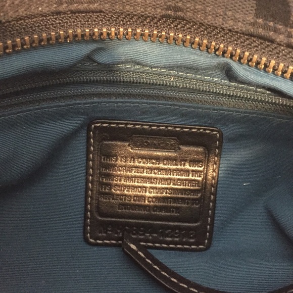 Authentic black Coach purse - Picture 3 of 6